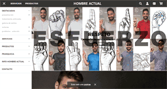 Desktop Screenshot of hombreactual.com