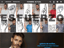 Tablet Screenshot of hombreactual.com